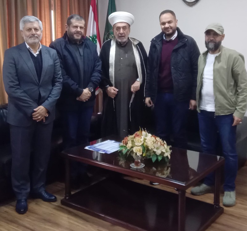 وفد من "الحزب" زار المفتي سوسان في صيدا مهنئا بشهر رمضان المبارك