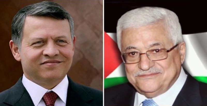 الرئيس عباس  والعاهل الأردني يتبادلان التهاني بحلول رمضان