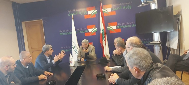 الوزير بيرم يطلع على مطالب اتحادات نقابات الشحن والنقل والترانزيت في لبنان