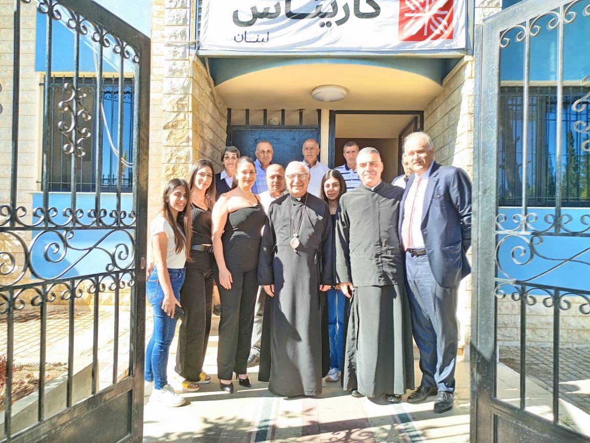 البطريرك يوسف العبسي زار "المدرسة المختصة- بيت جورجيت وحنا رومانوس" في لبعا