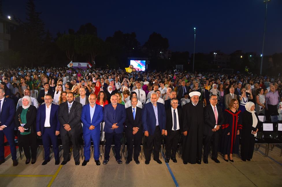 حفل تخريج دفعة 2023 في ثانوية حسام الدين الحريري برعاية "المفتي دريان" و"جمعية المقاصد الخيرية "الإسلامية في صيدا