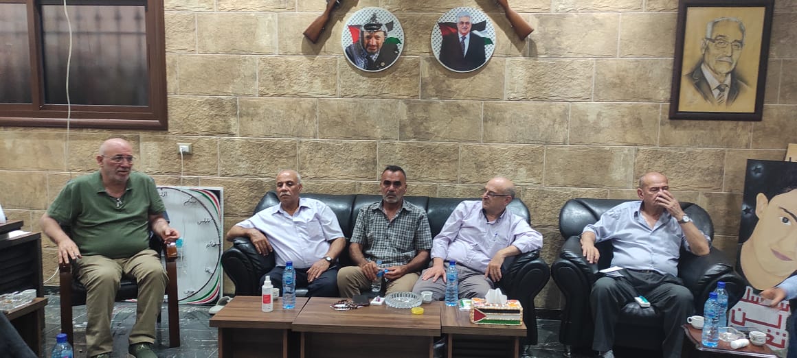 فصائل منظمة التحرير الفلسطينية تعقد اجتماعها الدوري بمخيم الرشيدية