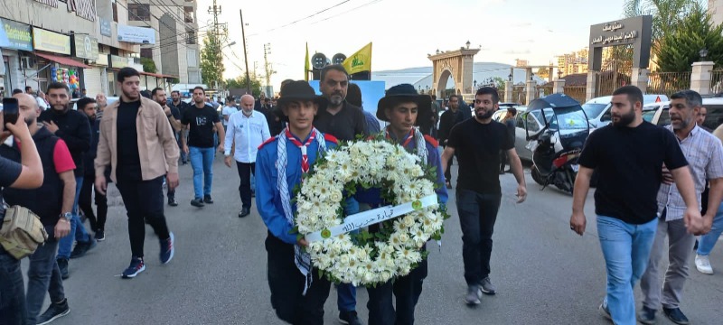 الحزب وأهالي حارة صيدا شيعوا الفقيد المجاهد محمد الجواد صالح