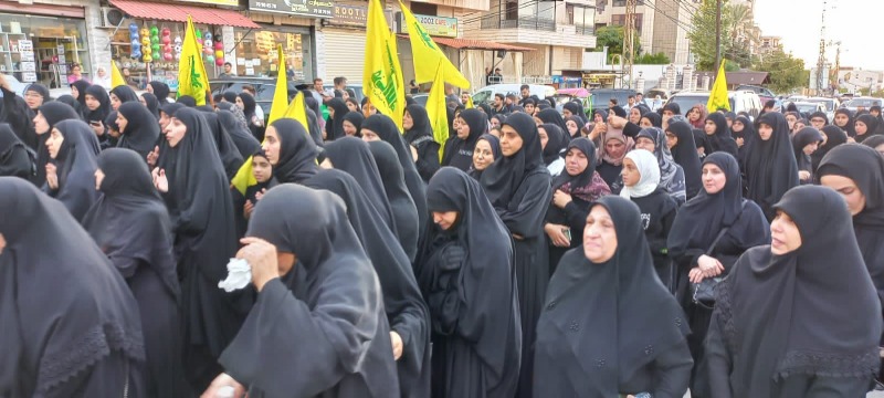 الحزب وأهالي حارة صيدا شيعوا الفقيد المجاهد محمد الجواد صالح