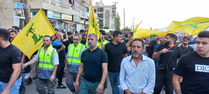 الحزب وأهالي حارة صيدا شيعوا الفقيد المجاهد محمد الجواد صالح