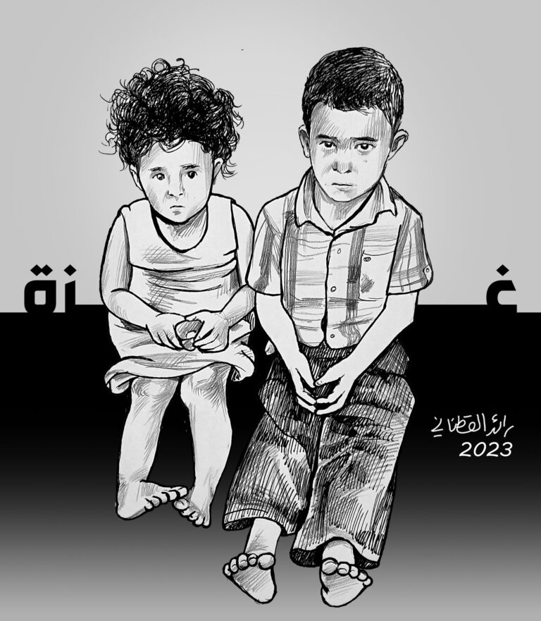 فلسطين “ملصقًا” يرشح دمًا.. حين يوثّق اللون للجريمة