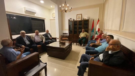أسامة سعد استقبل وفدا من رابطة آل البابا