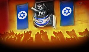 مجلس الحرب الإسرائيلي … بريشة الرسام الكاريكاتوري ماهر الحاج
