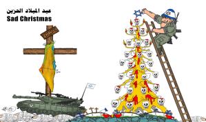 عيد الميلاد الحزين … كاريكاتير ماهر الحاج