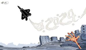 العدوان مازال مستمراً … كاريكاتير ماهر الحاج