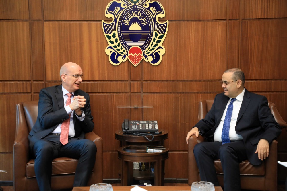 اللواء البيسري بحث والسفير الألماني في لبنان الأوضاع العامة