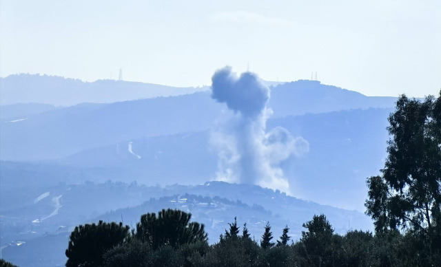 بالفيديو - الاحتلال ينشر لقطة للغارة التي استهدفت كفركلا