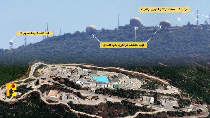 بالفيديو - مشاهد استهداف "الحزب" لقاعدة "ميرون" الجوية التابعة للاحتلال