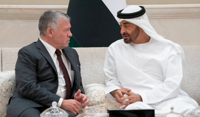 العاهل الأردني والرئيس الإماراتي يدعوان لتكثيف العمل لوقف إطلاق النار في غزة