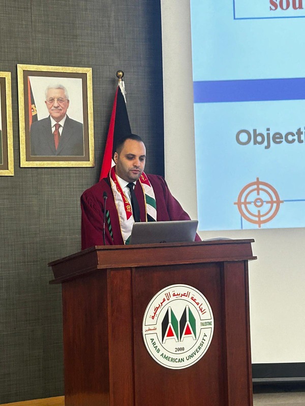 عبد الغني تكروري يتخرج بتميّز في تخصص التخطيط الاستراتيجي وتجنيد الأموال
