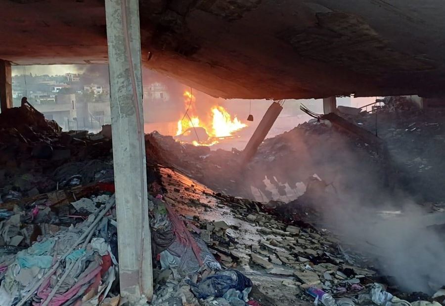 بالصور - دمار كبير في عيتا الشعب جراء القصف الاسرائيلي