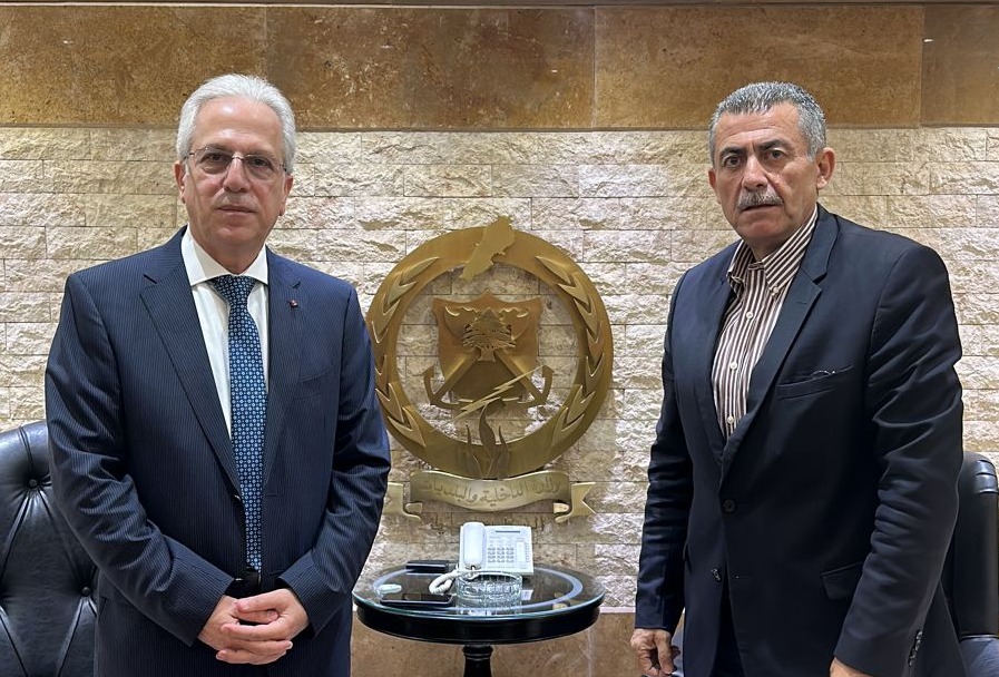 العميد خطار يستقبل رئيس بلدية كفرجرة