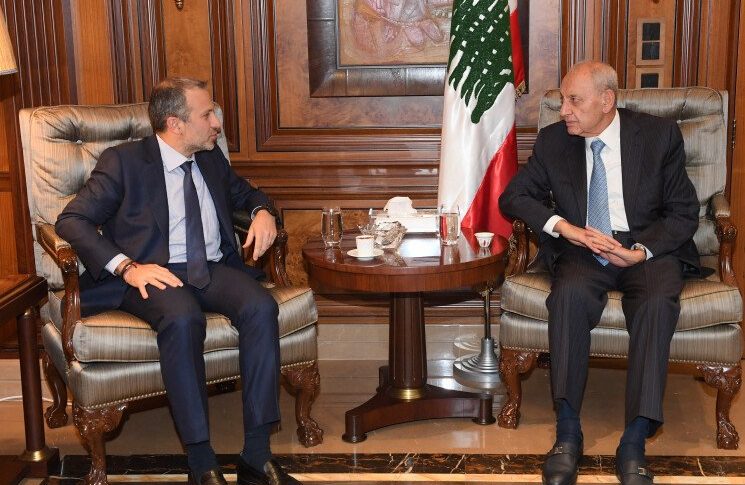 وصول باسيل إلى عين التينة للقاء الرئيس بري