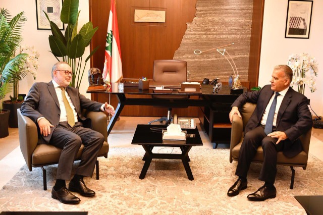 اللواء ابراهيم يستقبل سفير النروج في زيارة وداعية