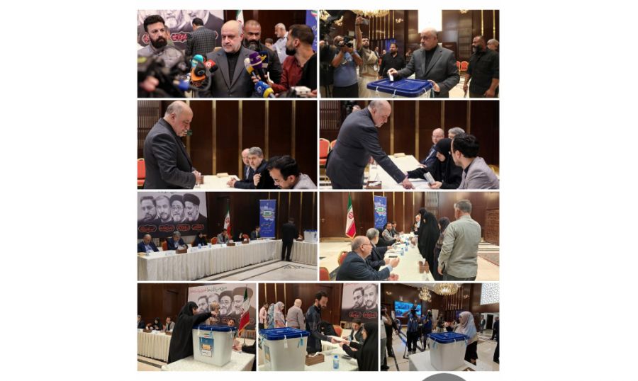 الرعايا الايرانيون في لبنان يقترعون لاختيار مرشحهم الرئاسي