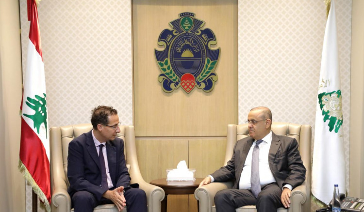 اللواء البيسري يستقبل القنصل العام الجديد للسفارة الفرنسية في لبنان