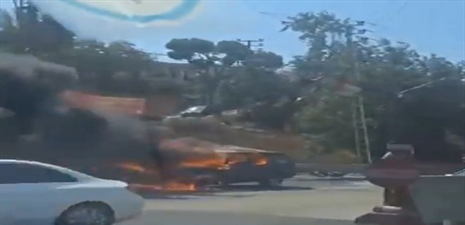 بالفيديو - ما حقيقة استهداف سيارة على طريق بحمدون - صوفر؟