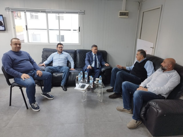 النائب جابر يتابع الاضرار التي لحقت بمحطات وشبكات الكهرباء في النبطية
