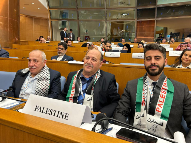 المجلس الوطني الفلسطيني يشارك في اجتماعات الجمعية العامة لبرلمان البحر الأبيض المتوسط في روما