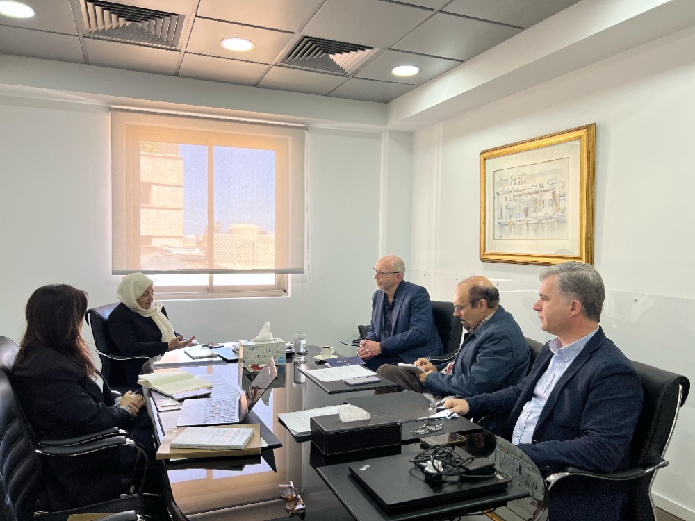 بهية الحريري عرضت مع أولفير ويلس مجالات التعاون بين مؤسستي الحريري وبيرجهوف الألمانية