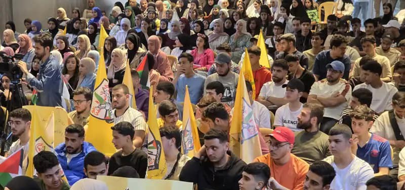 وقفة تضامنية طلابية في عين الحلوة رفضًا للمجازر الإسرائيلية وتأكيدًا على دعم قرارات المجلس المركزي