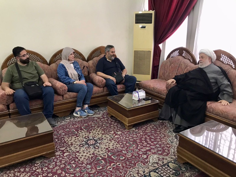 المفتي عسيران يستقبل آية البلولي