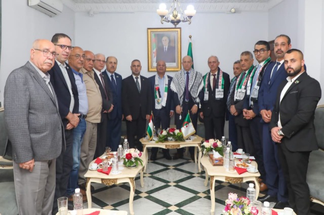 د. أبو هولي يبحث مع الأمين العام لجبهة التحرير الجزائري سبل تعزيز التضامن مع الشعب الفلسطيني