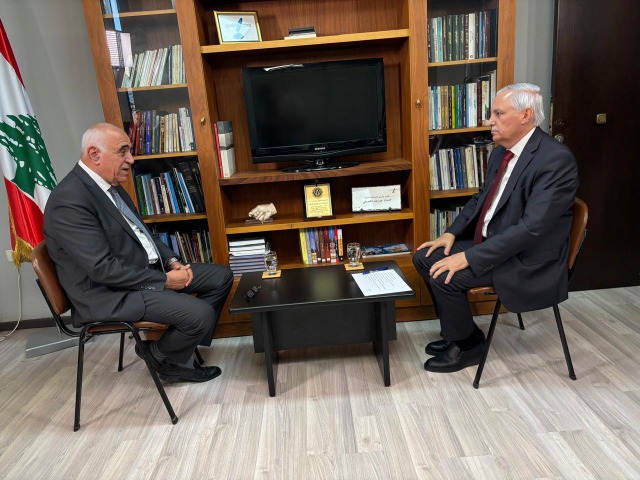 جوزيف القصيفي لـ"تلفزيون فلسطين": زيارة الرئيس عباس للبنان تفتح الطريق لحوار عقلاني يُؤمن مصلحة اللبنانيين والفلسطينيين