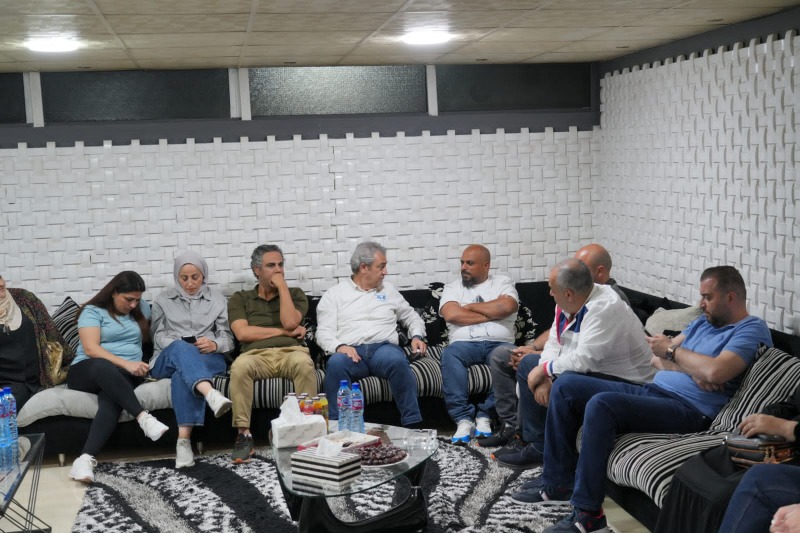 لائحة "سوا لصيدا" برئاسة مصطفى حجازي تعقد لقاءً مع آل الصياد
