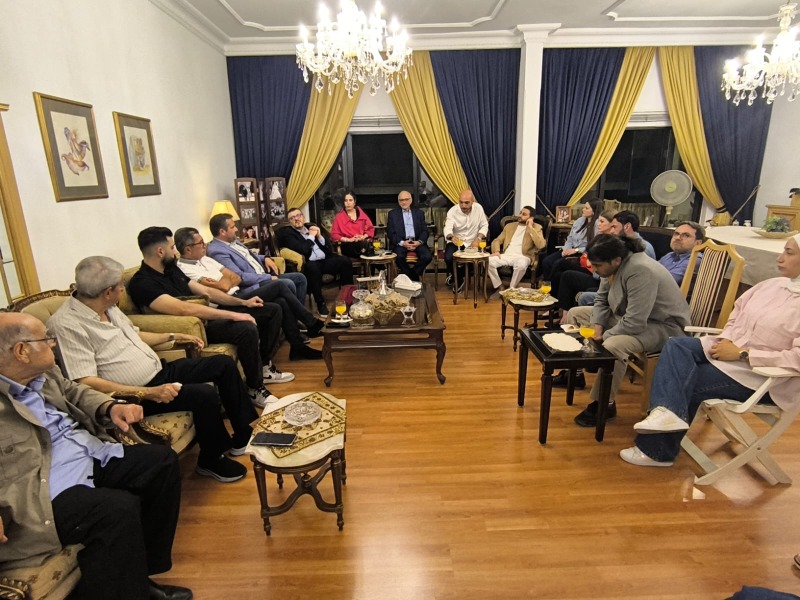 عمر مرجان، رئيس لائحة "صيدا بدّها ونحنا قدها"، يزور آل البعاصيري