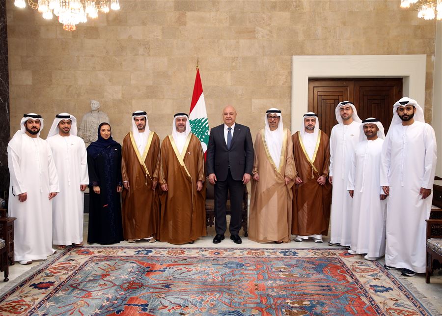 الرئيس عون يثمّن زيارة الوفد الإماراتي: خطوة تؤكّد عمق الشراكة وتُترجم مخرجات القمة الثنائية