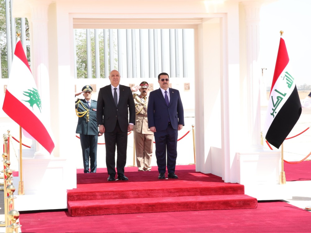 الرئيس عون يؤكد الشراكة الاستراتيجية مع العراق ويشيد بالدعم في زمن الحرب: أمننا مشترك والتنسيق مفتاح الاستقرار