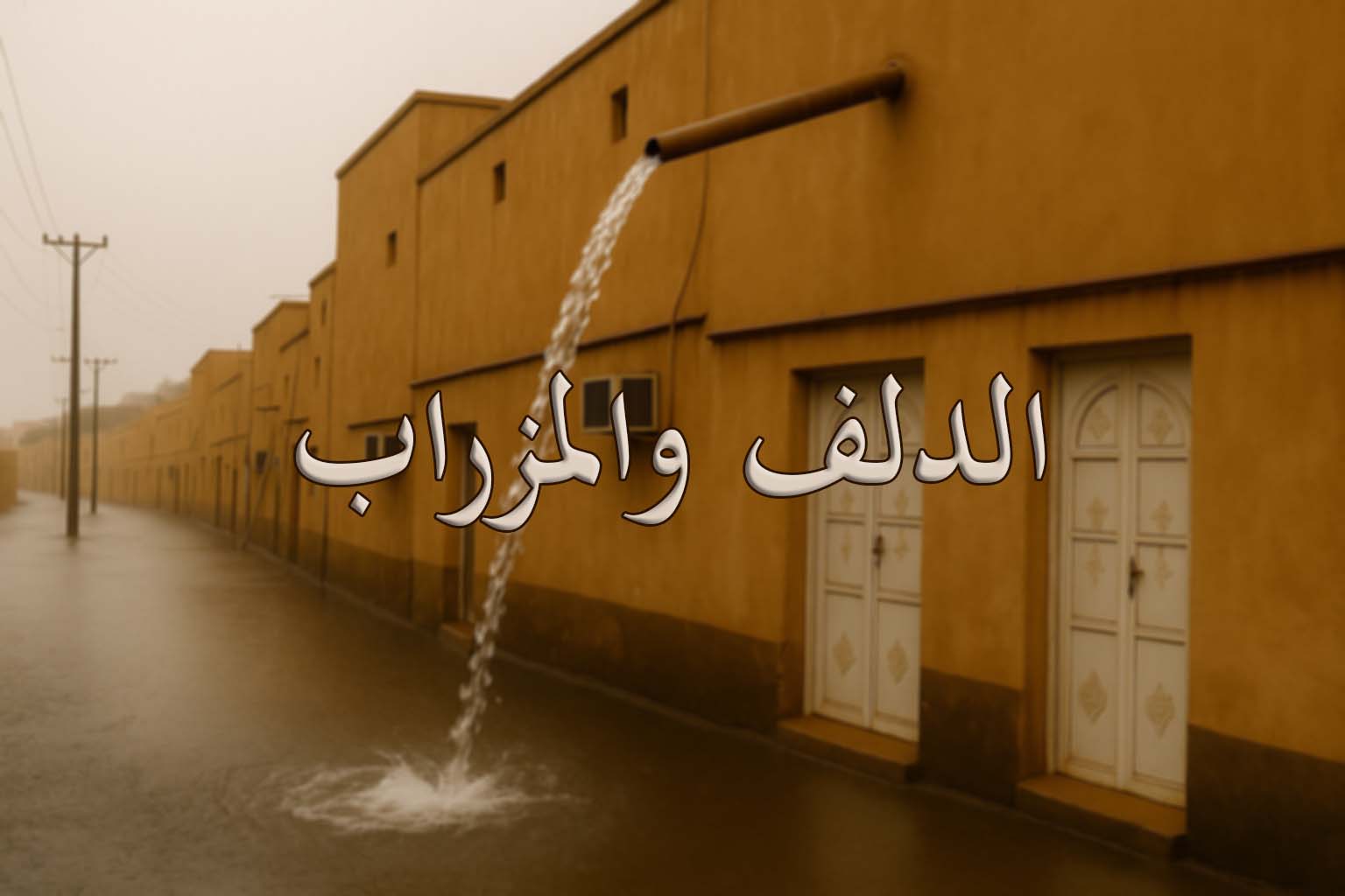 "الدّلف.. والمزراب"!