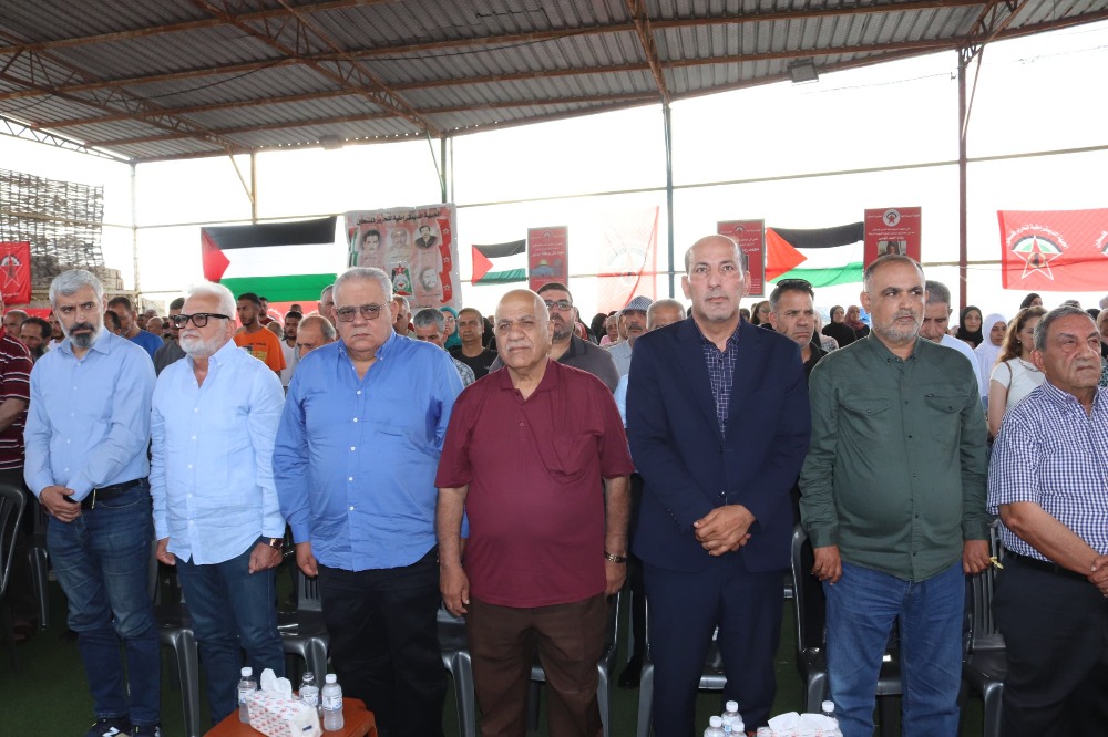 مهرجان سياسي وجماهيري كبير في مخيم البرج الشمالي إحياءً لليوم الوطني لشهداء الجبهة الديمقراطية