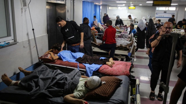 اوضاع المستشفيات في غزة