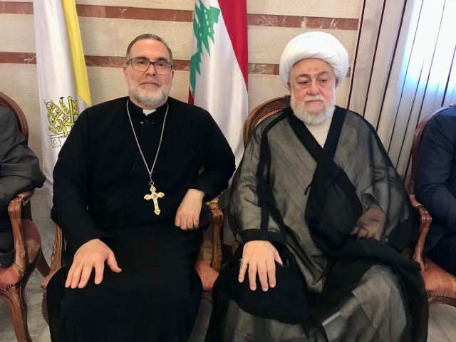 المفتي عسيران يهنئ الرئيس العام الجديد للرهبانية المخلصية الأرشمندريت أنطوان رزق ويشدد على الوحدة الوطنية