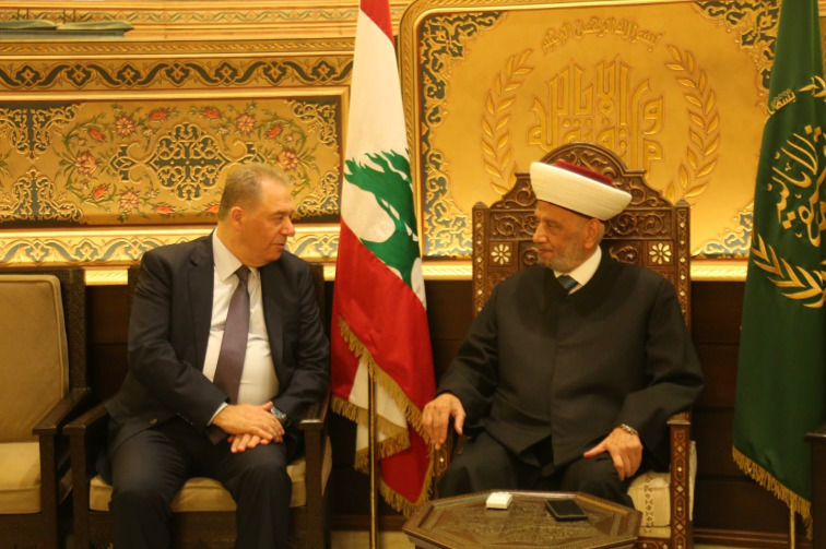 المفتي دريان يستقبل السفير دبور في زيارة وداعية
