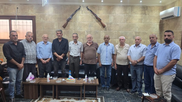 فصائل منظمة التحرير الفلسطينية في منطقة صور تعقد اجتماعها الدوري بمقر حركة فتح في مخيم الرشيدية