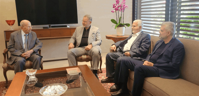 الرئيس ميشال عون يستقبل وفداً من "الحزب"