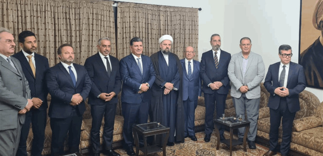المفتي قبلان يستقبل بهاء الحريري: لمنع الفتنة السياسية والطائفية