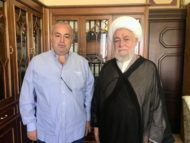 المفتي عسيران يستقبل مدير شركة معطي غروب عامر معطي
