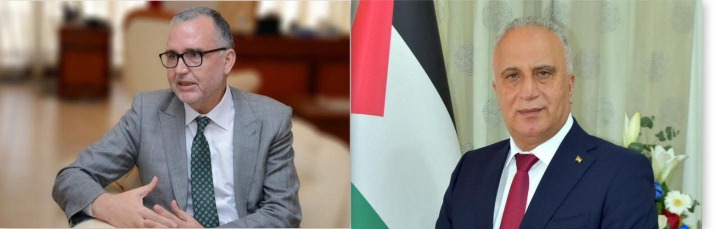 المنامة: السفير الفلسطيني صالح يلتقي بنظيره المغربي بنخيي