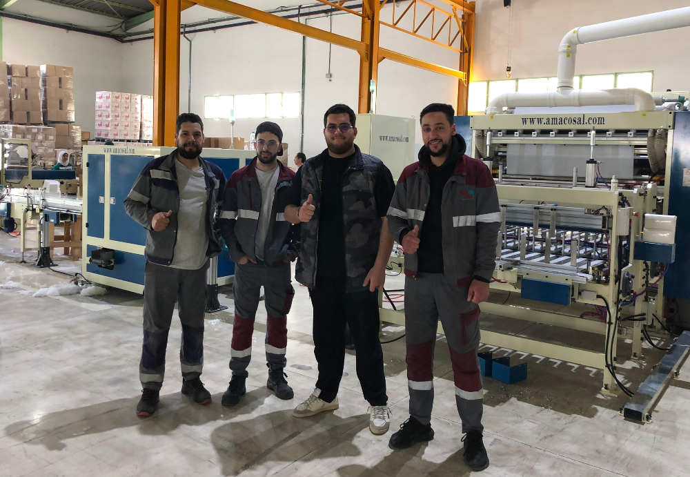 "سيبات" المغربية و"أماكو" اللبنانية: تعاون استراتيجي وأتمتة شاملة لخطوط إنتاج المناديل الورقية