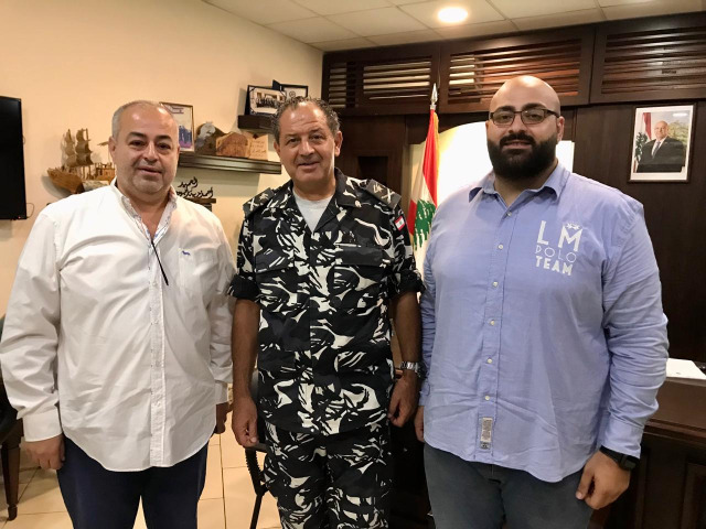عامر معطي يزور قيادة الأمن الداخلي في الجنوب ويلتقي العميد أبو ضاهر والعقيد الباز والنقيب سليمان