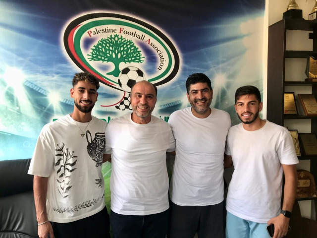 البقاعي يستقبل اللاعبين دكور وأبو العينين وراشد قبيل مغادرتهما للمشاركة مع المنتخب الفلسطيني